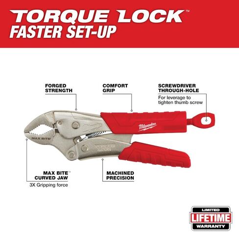 Milwaukee 48-22-3707 Maxbite Locking Cliers Grip 7 Inch in Saudi Arabia