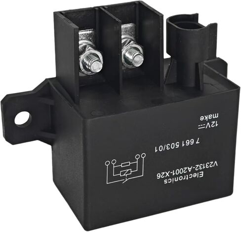 V23132-A2001-X26 Starter Relay - 12V 100A SPST High-Power Relay for BMW 3 Series, 5 Series, X5 (2004-2013) - Fixes P0615 & P305F Codes - IP67 Waterproof in Saudi Arabia