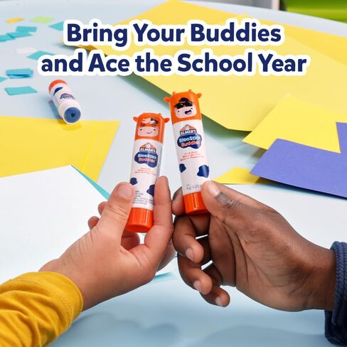 Elmer's Glue Stick Package ، الذي يضم رفاقًا بلوستريك ، واختفاء الأرجواني ، وعصي الغراء المعطرة ، متنوعة ، 30 العد in Kuwait