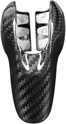Real Carbon Fiber Gear Shift Knob Trim Cover for Porsche Panamera (2010-2016) Macan(2014-2021) 718(2018-2021) 911(2012-2018) Porsche Panamera Macan 718 911Accessories (Red) in Saudi Arabia