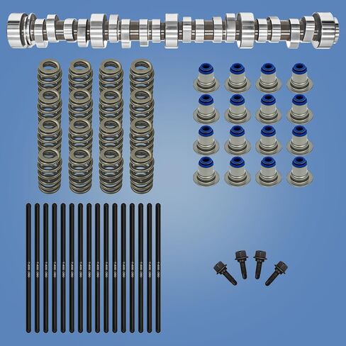 Sloppy Stage 3 Camshaft Kit With Springs Pushrods Lifters Set Compatible with 1997-2013 Chevrolet GMC LS 4.8 5.3 5.7 6.0 6.2 V8 LSx Engine Replaces PAC-1218 HL2148S 7.400" in Saudi Arabia
