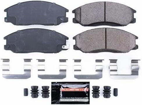 Power Stop Z23-864 Front Z23 Evolution Sport Carbon Carbon Carbon Carbon Confies Conmic Fads مع أجهزة لـ Hyundai Santa Fe ، Hyundai XG ، Hyundai XG350 ، Kia Sedona ، Kia Sorento [Model Second] in Saudi Arabia