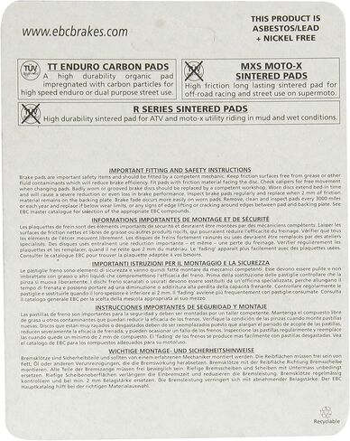 EBC Brakes FA135X Disc Brake Pad Set in Saudi Arabia