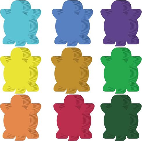 Geyee 108 Pcs Duck Paper Cutouts Classroom Duck Bulletin Board Cut Outs Assorted Color Cutouts Classroom Decoration Paper Die Cuts for DIY Projects Craft Sunday School Holiday Party Decoration in Saudi Arabia