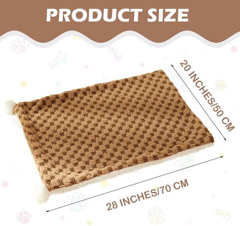 بطانية القط للقطط ، بطانية حيوان أليف دافئ لطيف 28.0x20.0 بوصة هادئة بطانيات القطة قابلة للغسل بطانية بربرية فريد بطانية للقطط للحيوانات الأليفة هريرة أريكة أريكة (أخضر) in Kuwait