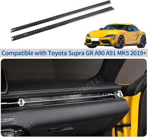 متوافق مع Toyota supra GR A90 A91 MK5 2019-2024 شريط الديكور CON-PALOT CONSOLE CONSOL in Saudi Arabia