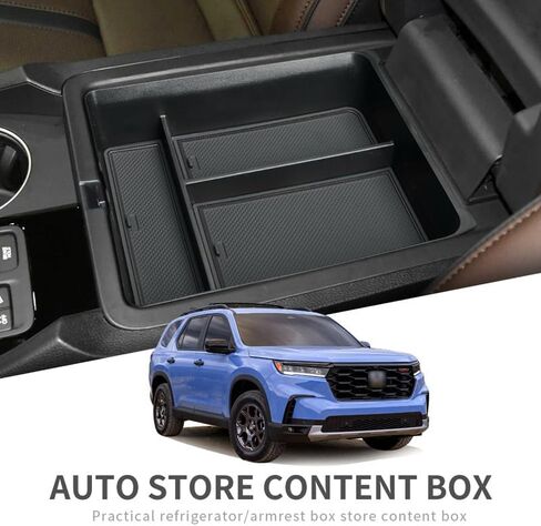 Center Console Organizer for 2023-2025 Honda Pilot, Insert Storage Organizer Interior Anti Slip and Noise Reduction in Saudi Arabia