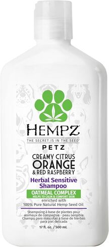 Hempz New Pet Shampoo, Deodorizing wash for Smelly Dogs or Cats, Tropical Coconut Scent, Dog & Cat Shampoo 17 oz. in Saudi Arabia