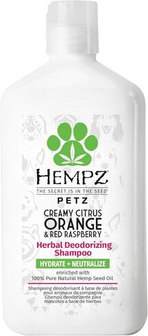 Hempz New Pet Shampoo, Deodorizing wash for Smelly Dogs or Cats, Tropical Coconut Scent, Dog & Cat Shampoo 17 oz. in Saudi Arabia