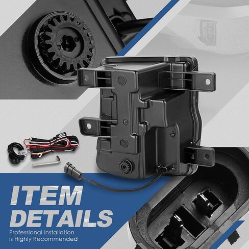 Auto Dynasty Full LED Fog lights Compatible with 2016-2019 Chevy Silverado 1500, Front Bumper Driving Fog Light Lamps with Switch and Wiring Harness, Black Housing Smoked Lens in Kuwait