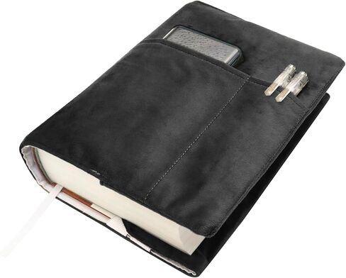 Book Covers for Paperbacks, Velvet Book Cover for Book Lovers, Book Covers for Hardcover with Pockets for Book Suppliers, Soft Cover Books, Reusable Book Covers, Book Protector for Bible Book Cover in Saudi Arabia