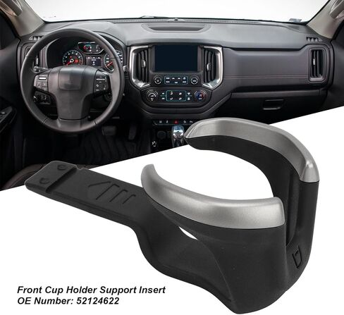 Akozon 2PCS Front Cup Holder Inserts 52124622 Dash Cup Holder Trim for RG Crew Space Single Cab in Saudi Arabia