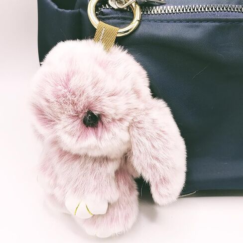 jtkdxqs Bunny Keychain Cute Soft Plush Accessory Car Handbag Keyring for Women in Saudi Arabia