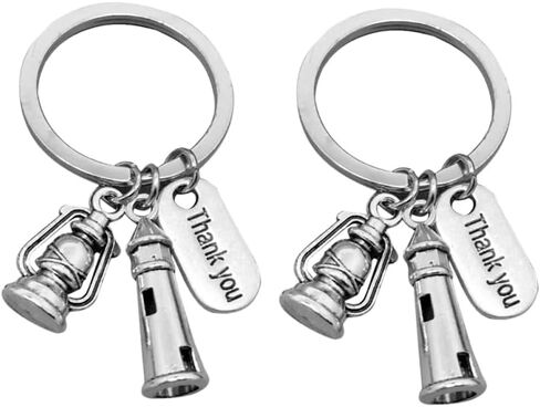 2 أجهزة كمبيوتر شكرا لك مجموعة مفاتيح مع منارة وتصميم مصباح الكيروسين لأصدقاء التقدير للمعلم والزملاء in Kuwait