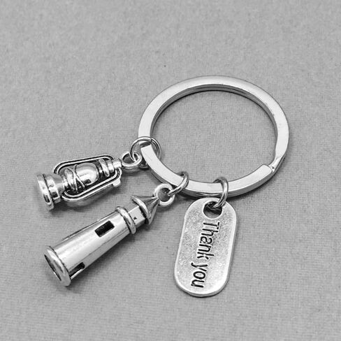 2 أجهزة كمبيوتر شكرا لك مجموعة مفاتيح مع منارة وتصميم مصباح الكيروسين لأصدقاء التقدير للمعلم والزملاء in Kuwait