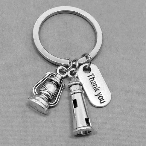 2 أجهزة كمبيوتر شكرا لك مجموعة مفاتيح مع منارة وتصميم مصباح الكيروسين لأصدقاء التقدير للمعلم والزملاء in Kuwait