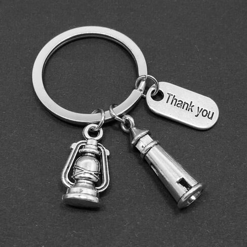 2 أجهزة كمبيوتر شكرا لك مجموعة مفاتيح مع منارة وتصميم مصباح الكيروسين لأصدقاء التقدير للمعلم والزملاء in Kuwait