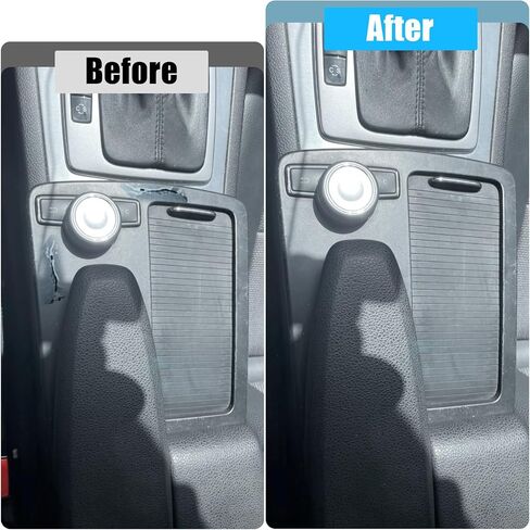 Jaronx Compatible with Mercedes Benz Cup Holder Trim Cover, W204 Center Console Cupholder Trim Replacement C Class Cup Holder Frame for W204 C180 C200 C230 C250 C280 C300 C350 2008-2014 A2046800307 in Saudi Arabia