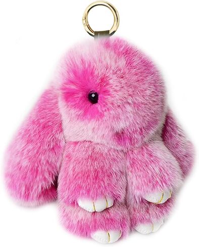 jtkdxqs Bunny Keychain Cute Soft Plush Accessory Car Handbag Keyring for Women in Saudi Arabia