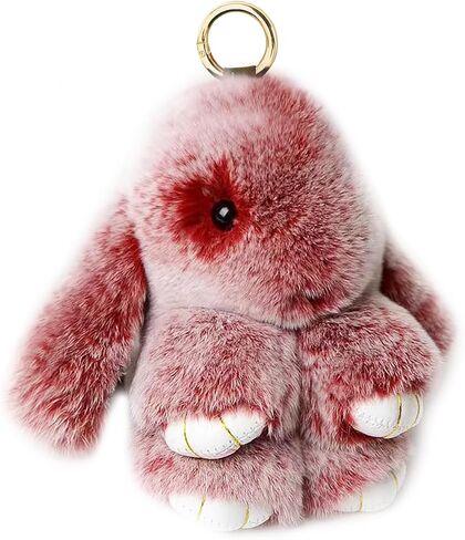 jtkdxqs Bunny Keychain Cute Soft Plush Accessory Car Handbag Keyring for Women in Saudi Arabia