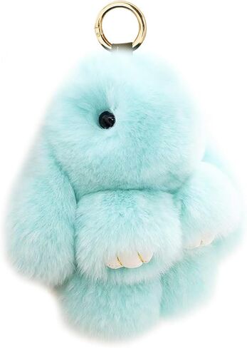 jtkdxqs Bunny Keychain Cute Soft Plush Accessory Car Handbag Keyring for Women in Saudi Arabia