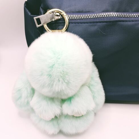 jtkdxqs Bunny Keychain Cute Soft Plush Accessory Car Handbag Keyring for Women in Saudi Arabia