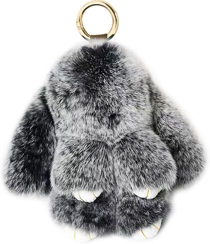 JTKDXQS Bunny Keychain لطيف لينة أفخم السيارة حقائب اليد keyring للنساء in Kuwait