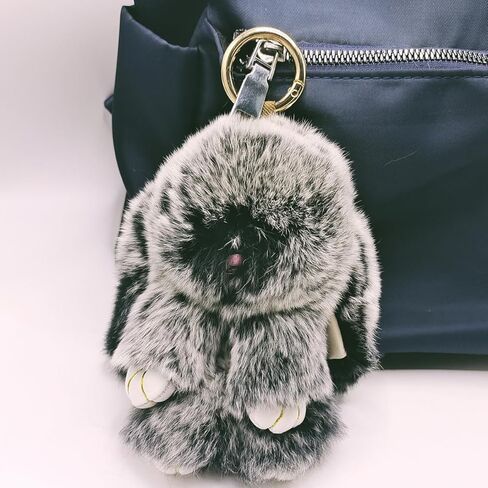 JTKDXQS Bunny Keychain لطيف لينة أفخم السيارة حقائب اليد keyring للنساء in Kuwait