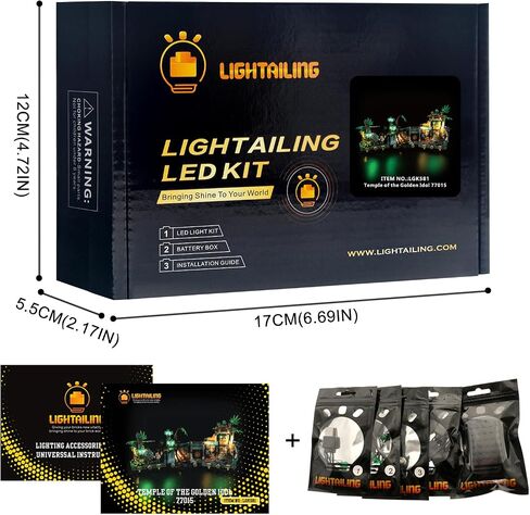 Lightailing Light Set for (Technic McLaren Senna GTR) Building Blocks Model - Led Light kit Compatible with Lego 42123(NOT Included The Model) in Kuwait