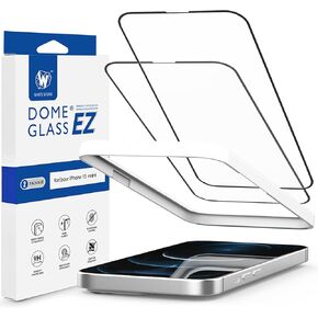 Whitestone Dome Glass EZ screen protector for iPhone 13/13 pro (6.1") Full Coverage Tempered Glass Shield [Easy Install] by Whitestone for Apple iPhone 13/13 Pro - Two Pack in Kuwait