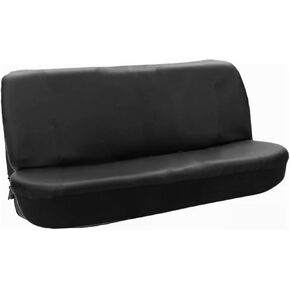 Universal Full Size Bench Truck Seat Cover Black Fits for Dodge, Ford, Chevy(PU Leather (Black) in Saudi Arabia