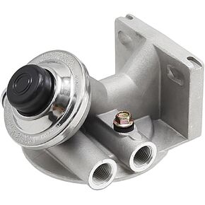 3/8 "NPT 1-14" M16x1.5mm Diesel Water Fuel Filter Mounting Base Screw on The Manual Feed Pump 4 Ports Spin on Mount Hand Priming White Finish with Vent 2 Inlets and 2 Outlets Threaded in Kuwait