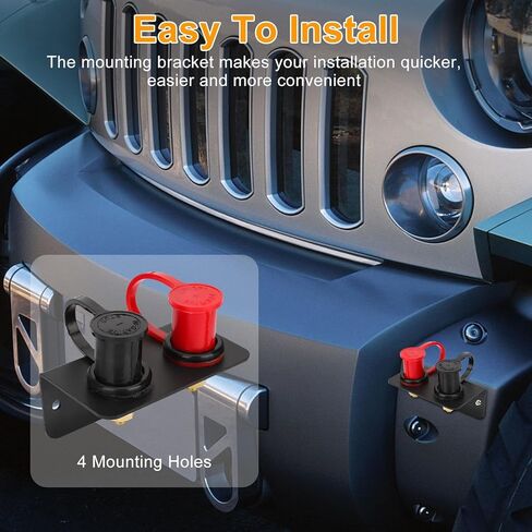 Linkstyle Remote Battery Terminals 3/8" Stud Battery Jump Post, with Heavy Duty Mounting Bracket and 4AWG Cable, 250A Waterproof Charging Jumper Posts Relocation Kit in Saudi Arabia