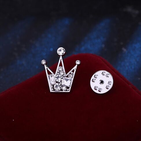 دبوس بروش ذي تاج الضعيف للنساء للنساء الفتيات كريستال راينستون دبابيس طية طية طية هدايا لطيف للنساء فتيات اللباس بدلة القميص السترة ملحقات الملابس in Kuwait