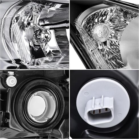 AUTOSAVER88 Headlights Assembly Compatible with 2016 2017 2018 2019 Chevy Cruze 16 17 18 19 2016-2019 16-19 Headlamps Passenger and Driver Side Black Housing Amber Reflector in Saudi Arabia