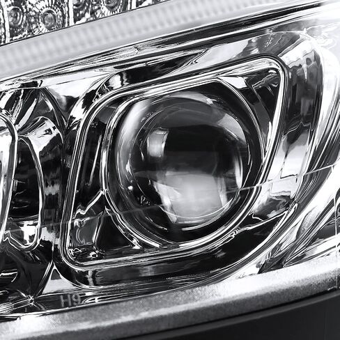 SPEC-D TUNING Glossy Black Projector Headlights w/LED Signal Lamps Compatible with 2008-2011 Mercedes Benz W204 C-Class, Left + Right Pair Headlamps Assembly in Saudi Arabia