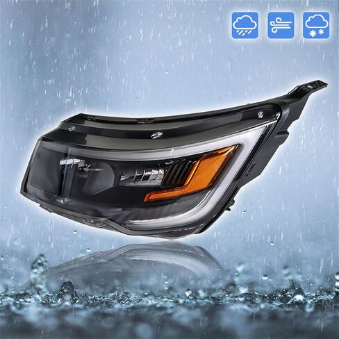 munirater Headlamp Headlight Assembly Replacement for 2016 2017 2018 Explorer with DRL Left Side FB5Z13008AD in Saudi Arabia