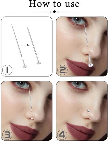 Oufksiyy Medusa Lip Piercing Jewelry Internal Thread Surgical Stainless Steel Labret Jewelry Monroe Lip Rings Different Size Tragus Nail Conch Cartilage Helix Earring Stud Length 6mm 8mm 10mm 12mm in Kuwait