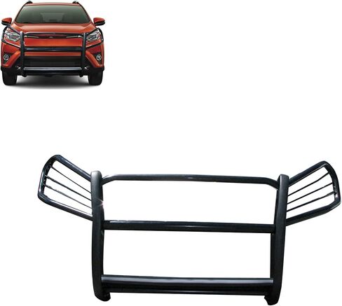 Black Horse Grille Brush Guard Guard Modular Black متوافق مع 2006-2018 Toyota RAV4-17A093902MA in Kuwait