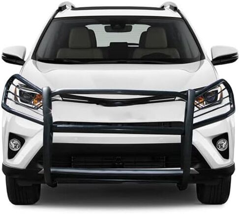 Black Horse Grille Brush Guard Guard Modular Black متوافق مع 2006-2018 Toyota RAV4-17A093902MA in Kuwait