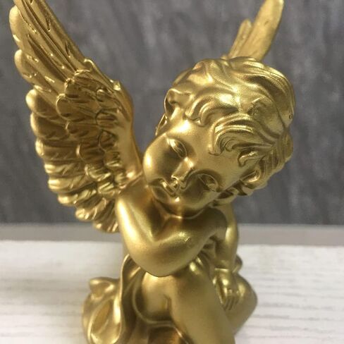 Artgenius 4 "Sleeping Baby Small Angel تمثال تمثال ديكور ملاك النحت للمنزل والمكتب والهدية (الذهب) in Kuwait