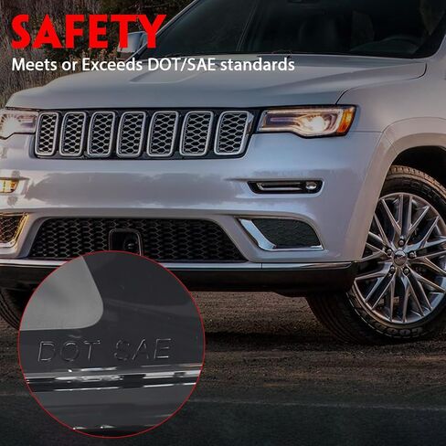 Huray Left Left Fog Fog Light for Jeep Grand Cherokee 2017-2022 LH LED DRL DENTY Running Lamps Light Light Light Prespons in Kuwait