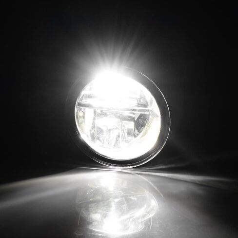 Pair 80W Real Glass Lens XML2 LED Fog Lights Compatible with Nissan Sentra Altima Rogue Maxima Versa Pathfinder Infiniti G37 JX35 QX60 M35 M45 in Saudi Arabia
