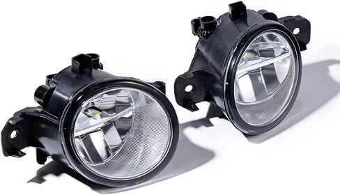 Pair 80W Real Glass Lens XML2 LED Fog Lights Compatible with Nissan Sentra Altima Rogue Maxima Versa Pathfinder Infiniti G37 JX35 QX60 M35 M45 in Saudi Arabia