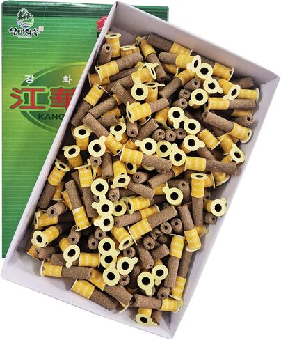 Kanghwa Mini Moxa ، عصا الأعشاب ، 3 أنواع الألوان _180 ea_1box (الأخضر (منتصف)) in Kuwait