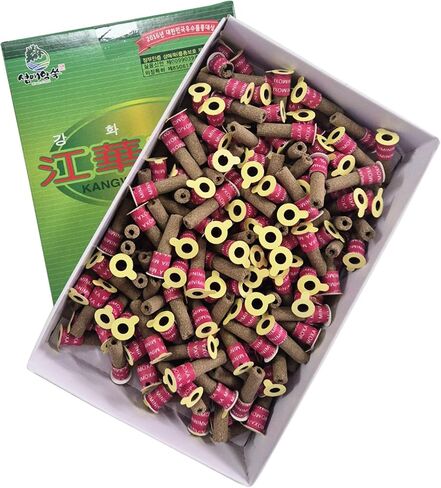 Kanghwa Mini Moxa ، عصا الأعشاب ، 3 أنواع الألوان _180 ea_1box (الأخضر (منتصف)) in Kuwait
