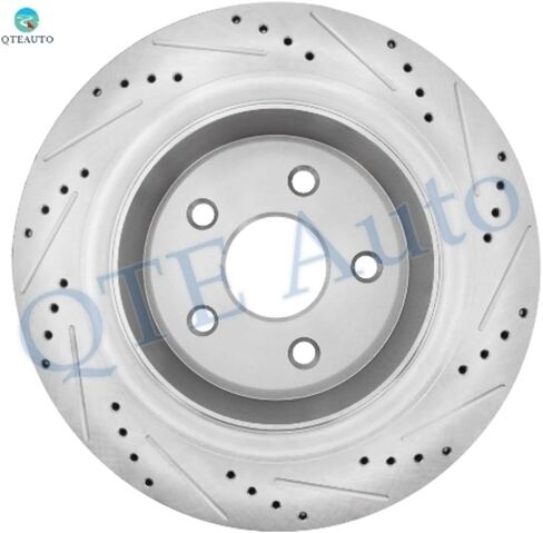 PM Auto Set of 6 Rear Drilled Slotted Disc Brake Rotors-Ceramic Brake Pad kit For 2019-2021 Ram 1500 Classic in Saudi Arabia