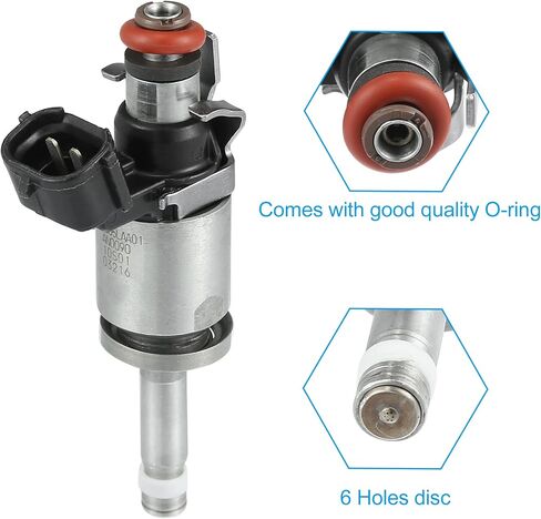 X AUTOHAUX 16450-5LA-A01 Fuel Injector Nozzle Flow Matched Replacement for Honda Accord 13-17 for Honda CR-V 15-17 for Acura ILX TLX 15-17 2.4L 4pcs in Saudi Arabia