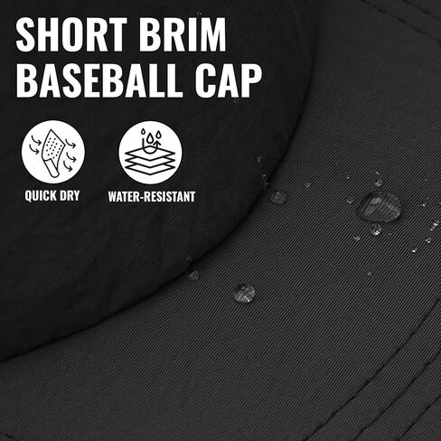 CLAPE Quick Dry 5 Panel Hat, Water-Resistant Short Brim Baseball Cap for Men & Women, Breathable Outdoor Camper Hat in Saudi Arabia