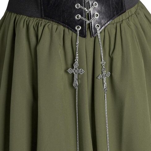 Renaissance Costume Women Medieval Dress Trumpet Sleeve Victorian Shirt and Skirt in Saudi Arabia